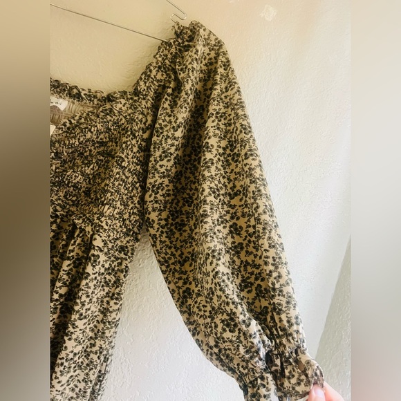 PIPER & SCOOT women’s dress floral print has pockets puffy sleeves NWT - Picture 6 of 14